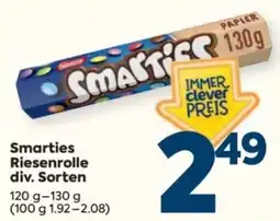 Billa Smarties Riesenrolle Angebot