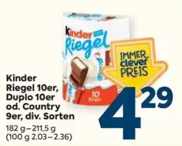 Billa Kinder Riegel Angebot