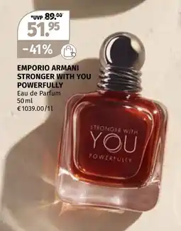 Müller Emporio Armani Stronger With You Powerfully Angebot