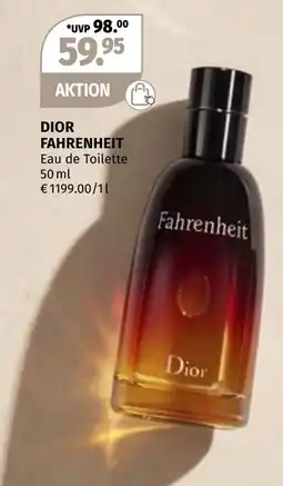 Müller Dior Fahrenheit Eau de Toilette Angebot