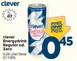 Billa clever Energydrink Regular od. Zero Angebot