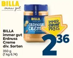 Billa BILLA Erdnuss Creme Angebot