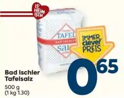 Billa Bad Ischler Tafelsalz Angebot
