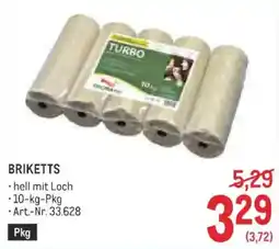 Metro Briketts Turbo Angebot