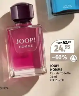 Müller JOOP! HOMME Angebot