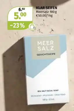 Müller Klar Seifen Meer Salz Gesichtsseife Angebot
