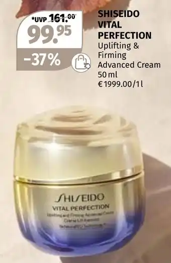 Shiseido Vital Perfection Uplifting & Firming Advanced Cream 50 ml Angebot bei Müller