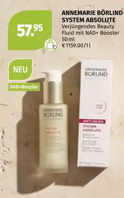 Müller Annemarie Börlind System Absolute Verjüngendes Beauty Fluid mit NAD+ Booster Angebot