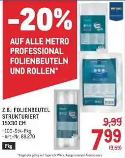 Metro Metro Professional Folienbeuteln Angebot