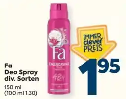 Billa Fa Deo Spray Angebot