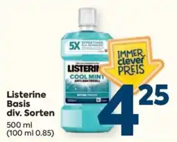 Billa Listerine Basis Angebot