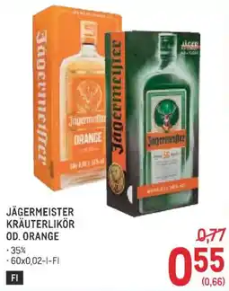 Metro Jägermeister Kräuterlikör od. Orange Angebot