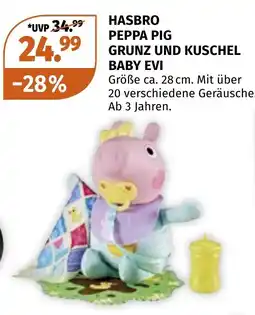 Müller Hasbro Peppa Pig Grunz und Kuschel Baby Evi Angebot