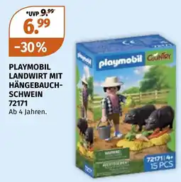 Müller Playmobil Landwirt mit Hängebauch-Schwein Angebot