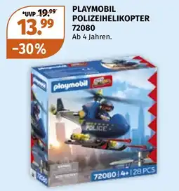Müller Playmobil Polizeihelikopter Angebot