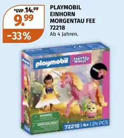 Müller Playmobil Einhorn Morgentau Fee Angebot