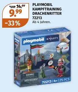 Müller Playmobil Kampftraining Drachenritter Angebot