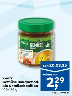 ADEG Knorr Gemüse Bouquet od. Bio Gemüsebouillon Angebot