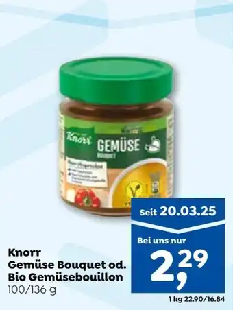 Knorr Gemüse Bouquet od. Bio Gemüsebouillon