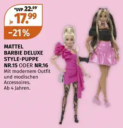 Müller Mattel Barbie Deluxe Style-Puppe Angebot