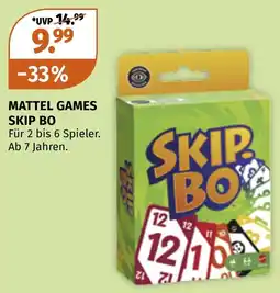 Müller Mattel Games Skip Bo Angebot