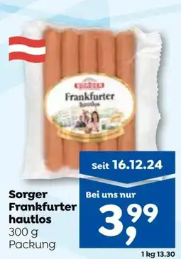 ADEG Sorger Frankfurter hautlos Angebot