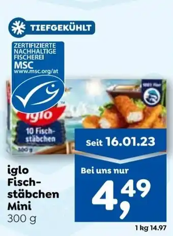 Iglo Fischstäbchen Mini