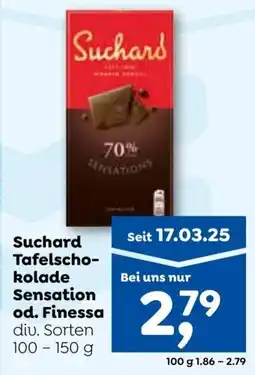 ADEG Suchard Tafelschokolade Sensation Angebot