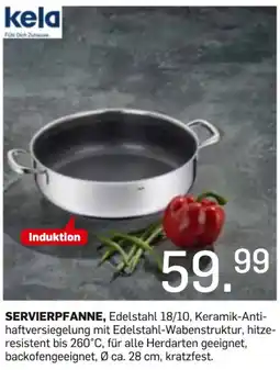 Möbel Ludwig Servierpfanne, Edelstahl 18/10 Angebot