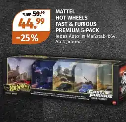Müller Hot Wheels Fast & Furious Premium 5-Pack Angebot