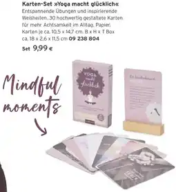 Tchibo Eduscho Karten-Set Yoga macht glücklich Angebot