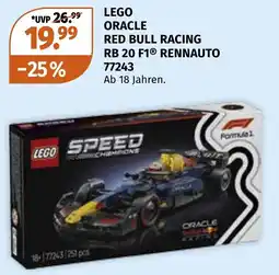 Müller LEGO Oracle Red Bull Racing RB 20 F1® Rennauto Angebot