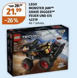 Müller LEGO MONSTER JAM™ GRAVE DIGGER™ FEUER UND EIS Angebot