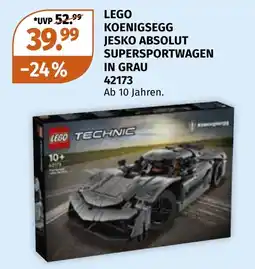 Müller LEGO KOENIGSEGG JESKO ABSOLUT SUPERSPORTWAGEN IN GRAU Angebot