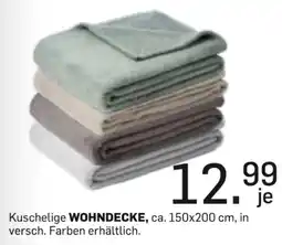 Möbel Ludwig Kuschelige WOHNDECKE Angebot
