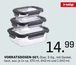 Möbel Ludwig Vorratsdosen-Set, Glas Angebot