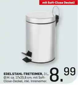 Möbel Ludwig Edelstahl-Treteimer Angebot