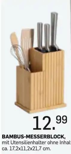 Möbel Ludwig Bambus-Messerblock Angebot