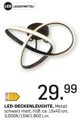 Möbel Ludwig LED-Deckenleuchte, Metall Angebot