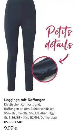 Tchibo Eduscho Leggings mit Raffungen Angebot