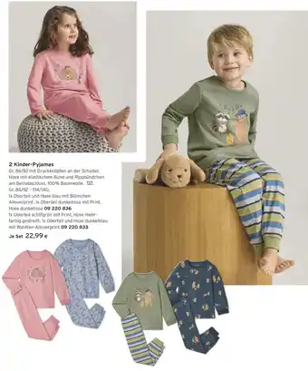 Tchibo Eduscho 2 Kinder-Pyjamas Angebot