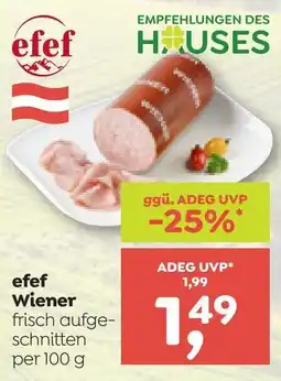 ADEG efef Wiener frisch aufgeschnitten Angebot