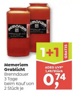 ADEG Memoriam Grablicht Angebot