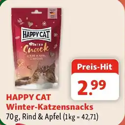 Fressnapf Happy Cat Winter-Katzensnacks Angebot