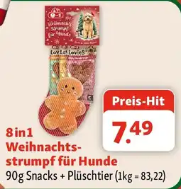 Fressnapf 8in1 Weihnachtsstrumpf für Hunde Angebot
