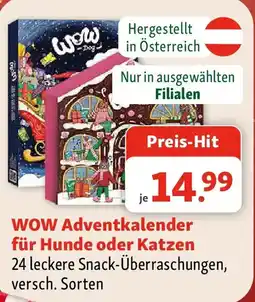 Fressnapf WOW Adventkalender für Hunde oder Katzen Angebot