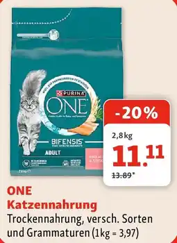 Fressnapf ONE Katzenfutter Angebot