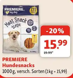 Fressnapf Premiere Hundesnacks Angebot