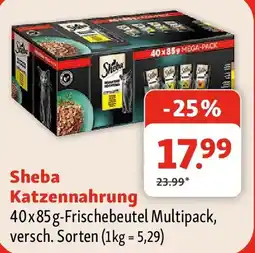 Fressnapf Sheba Katzennahrung Angebot