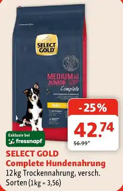 Fressnapf SELECT GOLD Complete Hundenahrung Angebot